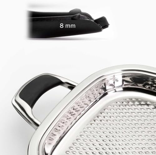 OPPAHA Grillpfannengriffe 100% AMC kompatibel - Gewinde aus Messing und Bakelit Verbrühungsschutz - Set mit 2 Griffen von OPPAHA