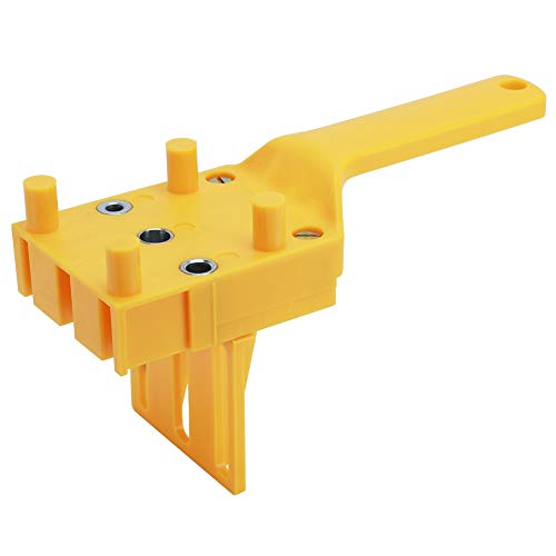 OPPWONG Doweling Jig, Metallhülle Stifte Bit Taschenloch Jig Kit Selbst Zentrierende Dübel Jig Handheld Gerade Loch Puncher Sägewerkzeuge für Tischlerarbeits -Holzbearbeitung Markierung OPPWONG Doweling Jig, Metallhülle Stifte Bit Taschenloch Jig Kit Selbst Zentrierende Dübel Jig Handheld Gerade Loch Puncher Sägewerkzeuge für Tischlerarbeits -Holzbearbeitung Markierung von OPPWONG