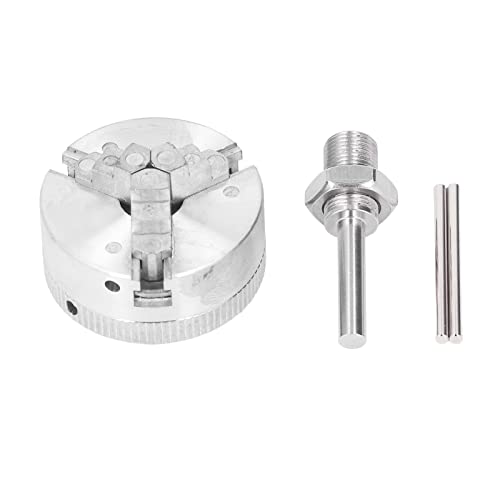 OPPWONG Drehmaschinen, Aluminiumlegierung Selbst Zentrierender Drehstärke Teller 3 Kiefer Chuck Wood Lathe Chuck mit Verbindungsstangen 10 Bis 35 Mm Klemme für Bohrer Chuck, OPPWONG Drehmaschinen, Aluminiumlegierung Selbst Zentrierender Drehstärke Teller 3 Kiefer Chuck Wood Lathe Chuck mit Verbindungsstangen 10 Bis 35 Mm Klemme für Bohrer Chuck, von OPPWONG