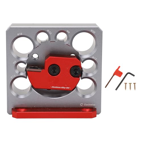 OPPWONG Dübelhersteller, Aluminiumlegierung Verstellbare Carbideinsätze Dübel Jig Doweling Jig für Holzbearbeitung 8 Löcher Drehwerkzeug Wendewerkzeug Holz Dübel Plattenschild Doweling OPPWONG Dübelhersteller, Aluminiumlegierung Verstellbare Carbideinsätze Dübel Jig Doweling Jig für Holzbearbeitung 8 Löcher Drehwerkzeug Wendewerkzeug Holz Dübel Plattenschild Doweling von OPPWONG