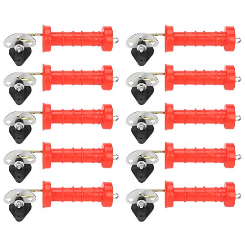 OPPWONG Elektrische Zaun -Tor Griffe, 10pcs Isolierte Feder -Gate -Griffe Isolatoren Ranch Zäune Zubehör Im Freien Gate Griff Elektrische Zaunpfosten mit Isolatoren für Elektrischen Zaun OPPWONG Elektrische Zaun -Tor Griffe, 10pcs Isolierte Feder -Gate -Griffe Isolatoren Ranch Zäune Zubehör Im Freien Gate Griff Elektrische Zaunpfosten mit Isolatoren für Elektrischen Zaun von OPPWONG