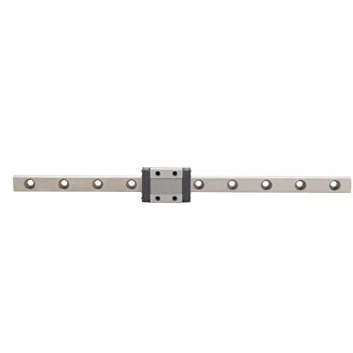 OPPWONG Lineare Schiene, MTN9 Miniatur Linear Gleit Führung Schiebe Schienen Linear Lager und Schienen Mini-Linear Blöcke Lager Block für 3D-Drucker Upgrades und CNC-Maschinen Teil (200mm) von OPPWONG