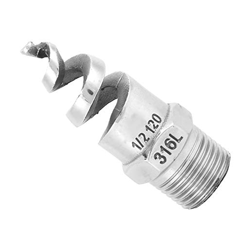 OPPWONG Multifunktionale Ringdüse, Spiralkegel -Sprühkegeldüse Edelstahl Männliche Gewinde Verstopfung Spiraldüse SPJT 316L WASSERUNG ACCESSORES (G1/2 DN15) von OPPWONG