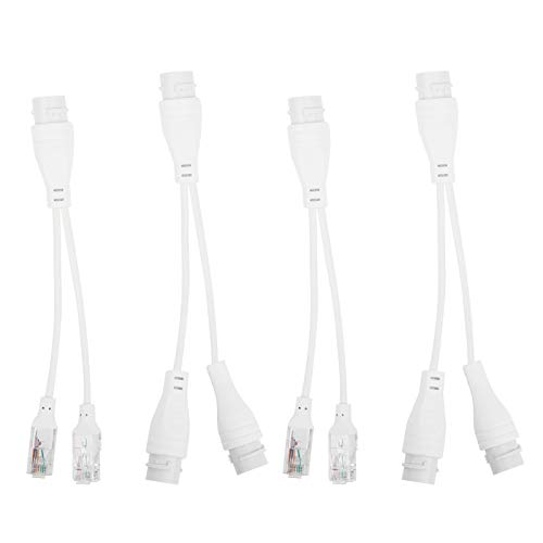 OPPWONG POE Splitter, POE Adapter Kabel -Separator 1 Bis 2 CCTV -Videoübertragung 2Set Splitter Separator Adapter Kabel Regenfisch Injektor von OPPWONG