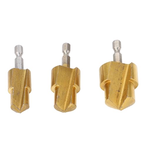 OPPWONG Reamerbohrer, 19 Mm 24 Mm 31 Mm 3 Mm PVC PVC Rohr Rohrleitungsrohr Reue Werkzeug Rohrleitbit Bit Bit Drill Bit Kit für PPR, PVC, Kunststoffrohre von OPPWONG