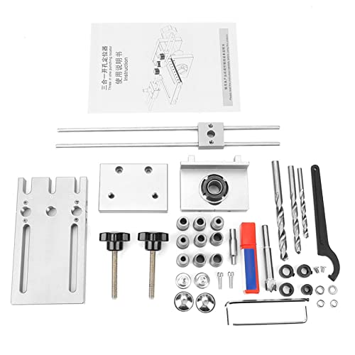OPPWONG Selbstzentrierende Dübel Jig, Holzbearbeitung Dowelling Jig Lokator Kit Drill Guides Drill Jig für Gerade Löcher Aluminiumlegierung Dübel Drill Guides Tool Accessoire Jigs für OPPWONG Selbstzentrierende Dübel Jig, Holzbearbeitung Dowelling Jig Lokator Kit Drill Guides Drill Jig für Gerade Löcher Aluminiumlegierung Dübel Drill Guides Tool Accessoire Jigs für von OPPWONG