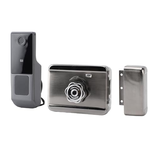 OPPWONG Smart Door Lock, Smart Locks für Vordertür mit Wasserdichtem Fingerabdruck Halbleiter Biometrischer Technologie App Small Professional Safety von OPPWONG