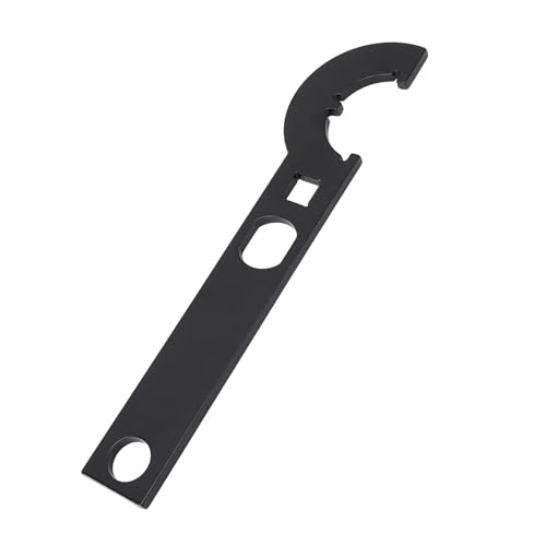 OPPWONG Stoßschlüsselschlüssel, 45 Stahl Hochfestigkeit Hakenschlüssel Werkzeuge Locknussschlüssel Schränner Set C Form Schraubenschlüssel für das Aufhängung System und Motorradspule OPPWONG Stoßschlüsselschlüssel, 45 Stahl Hochfestigkeit Hakenschlüssel Werkzeuge Locknussschlüssel Schränner Set C Form Schraubenschlüssel für das Aufhängung System und Motorradspule von OPPWONG