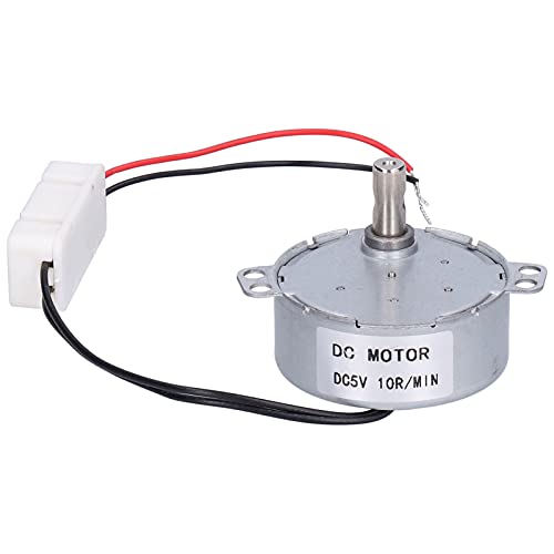 OPPWONG Synchronmotor, 10 U/Min 5 V 50ty Higm Drehmoment Drehmoment Motor DC Motor Vibrationsmotor Bürstenloser Mikro Reduktion Richtungssteuerer CW Elektrische Geräte für Dekorative von OPPWONG