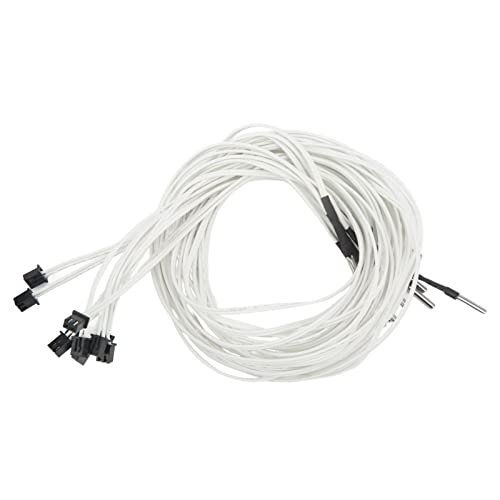 OPPWONG Thermistorsensor, Ender 3 Thermistor -Thermistor mit XH2.54 2 Pin -Stecker 10pcs V2 Upgrade 3950 Kompatibel mit Ender 3 5 Pro CR6 CR10 3D Drucker von OPPWONG