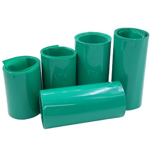 1/5/20M 18650 Lipo-Akku PVC-Schrumpfschlauchpaket 30 mm – 200 mm | Grüne isolierte Folienverpackung, Lithium-Gehäuseschutz, Kabelhülle(WIDTH 110MM_3 METER) von OPQWAPECE