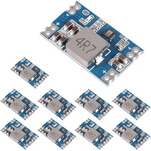 10 Stück Mini560 DC-DC-Wandler – Hocheffizienter 3,3 V/5 V/9 V/12 V 5 A-Regler | Step-Down-Buck-Design, stabilisierte Stromversorgung, ideal for Elektronik(3.3V) von OPQWAPECE