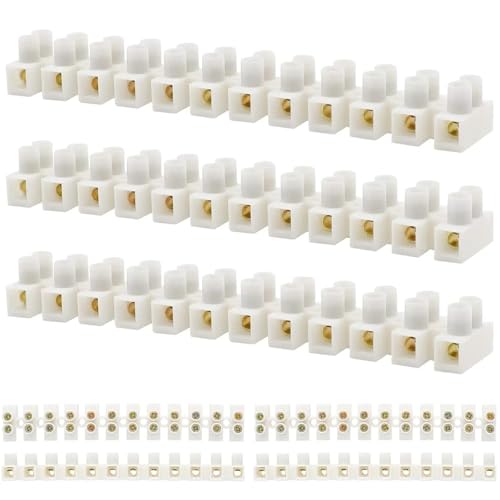 10-teiliges 12-poliges zweireihiges Klemmenblock-Set, 10 A 380 V elektrischer Barrieredraht-Anschlussblock | Industrielle Steuerung, Schalttafelverdrahtung, Geräteschaltungen 10-teiliges 12-poliges zweireihiges Klemmenblock-Set, 10 A 380 V elektrischer Barrieredraht-Anschlussblock | Industrielle Steuerung, Schalttafelverdrahtung, Geräteschaltungen von OPQWAPECE