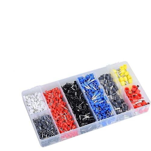 Aderendhülsen-Crimpwerkzeug-Set – Ratschen-Aderendhülsen-Crimpzange | Mit AWG24-10-Anschlussklemmen, ideal for Kabelverbindungsaufgaben(1200pcs) von OPQWAPECE