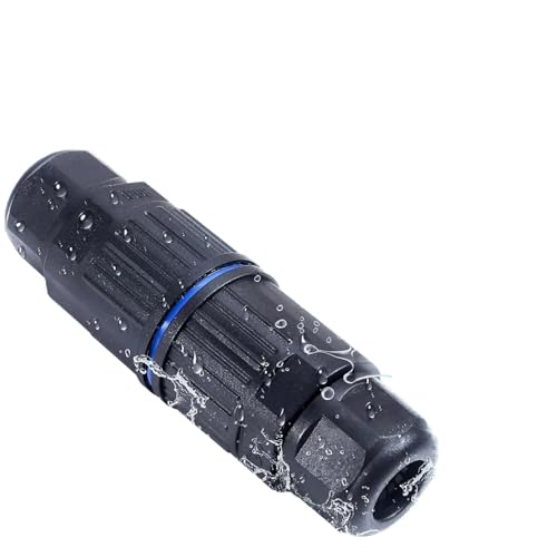 Wasserdichter elektrischer Kabelverbinder IP68, 3-Wege-Anschlussdose for den Außenbereich | mit austauschbaren Hebelklemmen, for die Verkabelung in feuchter Umgebung von OPQWAPECE