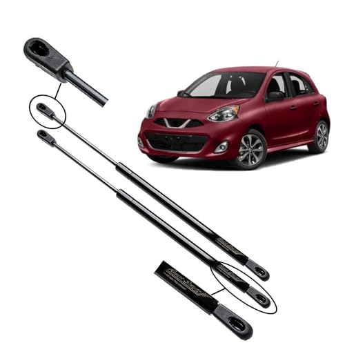 2 Stück Auto KofferraumGasfeder Für Nissan Micra 4 K13 2010-2016,Heckklappe Gasdruckfeder Heckklappendämpfer Strut robust und langlebig Karosserie-Anbauteile von OPSREY