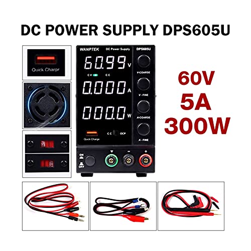 DC-Stromversorgung variabel, Dps3010u. Schaltlabor DC Stromversorgung einstellbar 4 Ziffern Mini Bank Stromversorgung 3 0V 10A 60V 5A 300W DIY Hohe Präzision (Color : 60V 5A) von OPSREY
