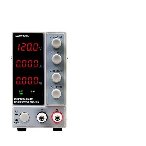 DC-Stromversorgung variabel, NPS605W ​​306W 3010W 1203W Variable Einstellbar DC Stromversorgung schalten 6A 10A. Laborbank Stromversorgungsquelle Hohe Präzision (Color : 4 Digits 120V 3A) von OPSREY