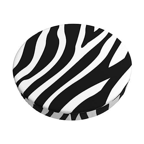 OPSREY Elastischer Stuhlbezug, Zebra-Druck, rund, für Barstühle von OPSREY