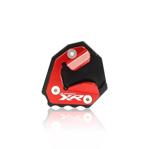 OPSREY Motorrad Ständer Platte Seite Stehen Fuß Pad Unterstützung Vergrößern Für BMW S1000XR 2020-2023 Refit Extender Zubehör (Farbe : Rot) von OPSREY
