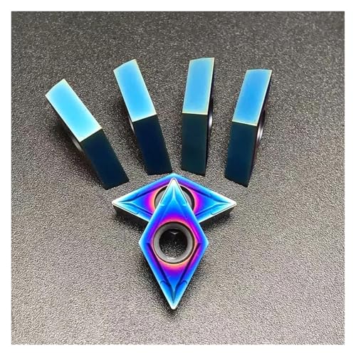 10PCS DCMT11T304 DCMT11T308 Nano Blau Drehen Werkzeuge Drehmaschine for CNC Hartmetall Einstechen Werkzeuge DCMT(DCMT11T308 KT7030) von OPTEPYOE