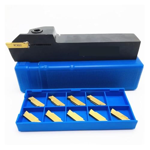 MGR2020-3 Schlitzfräser-Drehwerkzeughalter + 10 STÜCKE MGMN300 M Metalldrehmaschine Schlitzdrehwerkzeug CNC-Drehmaschine(MGEHR2020-3,MGMN300 M NC3020) von OPTEPYOE