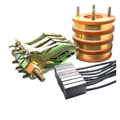 Motor-Kollektorring Schleifring Kupferring Leitring Kohlebürstenhalter Zubehör Vierwege-Kollektorring φ60mm(4 way - assembly) von OPTEPYOE
