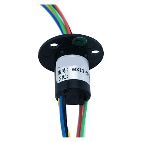 WX12-6P05 OD 12mm 6-Wege 5A 360 Grad drehbarer Kappentyp-Schleifring 6-Wege-rotierende leitfähige Verbindung WX12-6P05 OD 12mm 6-Wege 5A 360 Grad drehbarer Kappentyp-Schleifring 6-Wege-rotierende leitfähige Verbindung von OPTEPYOE
