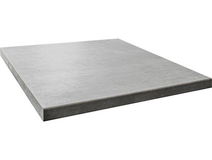 Arbeitsplatte OPTIFIT Luzern , grau (oxid grau), B:120cm H:3,8cm T:60cm, Spanplatte, Tischplatten, 38 mm stark, Tiefe 60 cm, große Auswahl an Breiten von OPTIFIT