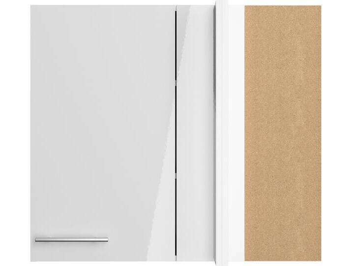 Eckhängeschrank OPTIFIT Klara , weiß (weiß lackiert, weiß), B:85cm H:70,4cm T:34,9cm, Spanplatte, Schränke, Breite 80 x 45 cm von OPTIFIT