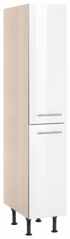 OPTIFIT Apothekerschrank Bern 30 cm breit, 176 cm hoch, höhenverstellbare Stellfüße, Metallgriffe von OPTIFIT