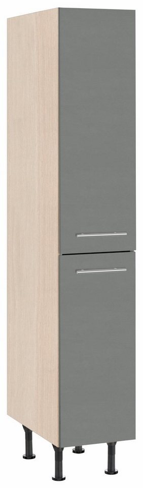 OPTIFIT Apothekerschrank Bern 30 cm breit, 176 cm hoch, höhenverstellbare Stellfüße, Metallgriffe von OPTIFIT