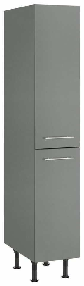 OPTIFIT Apothekerschrank Bern 30 cm breit, 176 cm hoch, höhenverstellbare Stellfüße, Metallgriffe von OPTIFIT