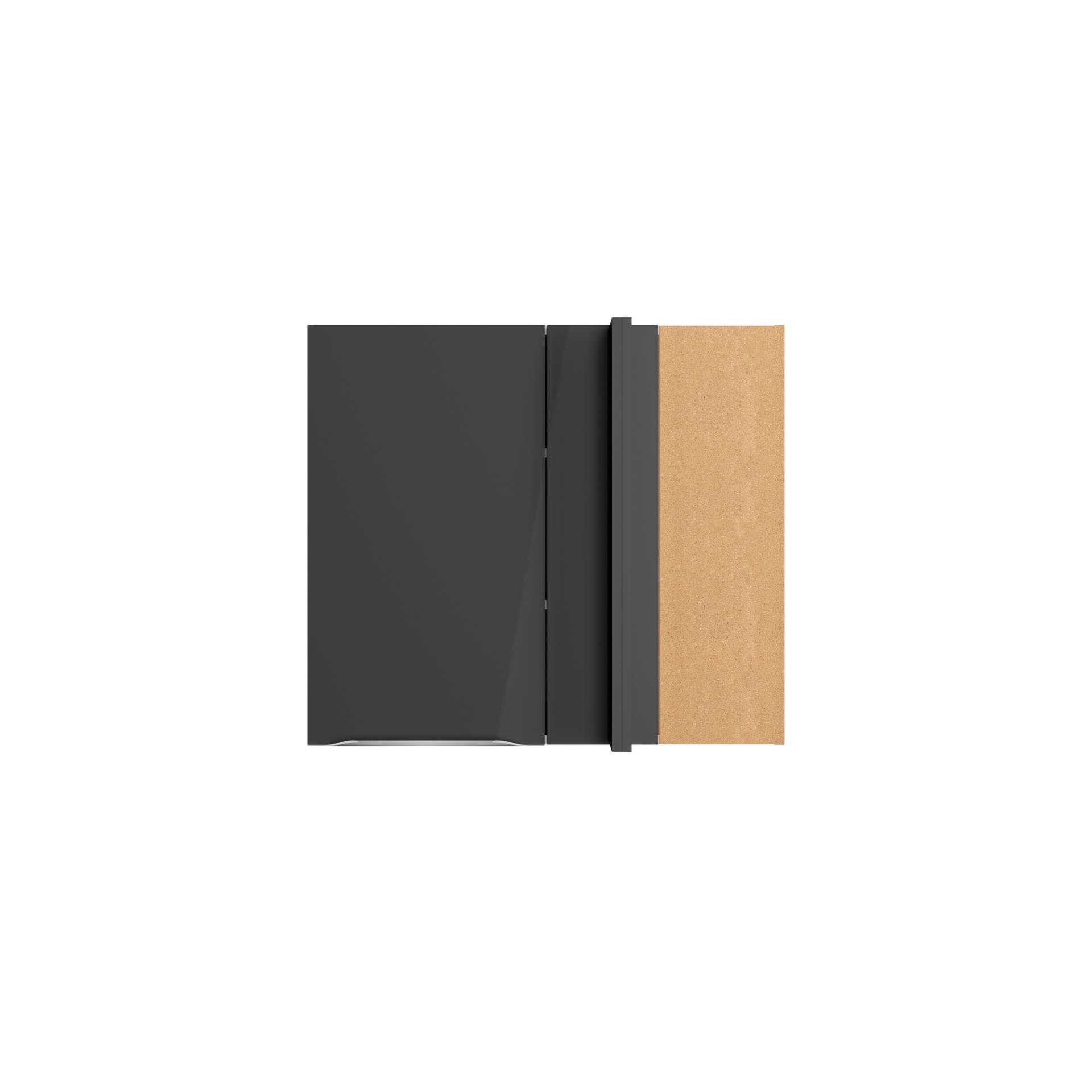 OPTIFIT Eckoberschrank 'Optikomfort Linus984' anthrazit/eichefarben 80 x 70,4 x 34,9 cm OPTIFIT Eckoberschrank 'Optikomfort Linus984' anthrazit/eichefarben 80 x 70,4 x 34,9 cm von OPTIFIT