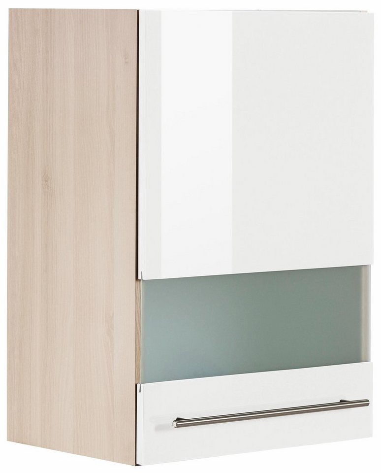OPTIFIT Glashängeschrank Bern Breite 50 cm, Front mit Milchglas-Einsatz, mit Metallgriff von OPTIFIT