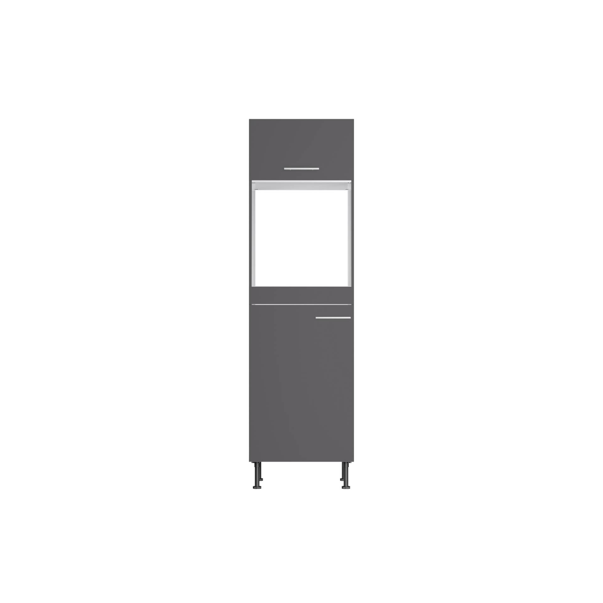 OPTIFIT Hochschrank für Backofen und Kühlschrank 'Optikomfort Ingvar420' anthrazit matt 60 x 211,8 x 58,4 cm von OPTIFIT