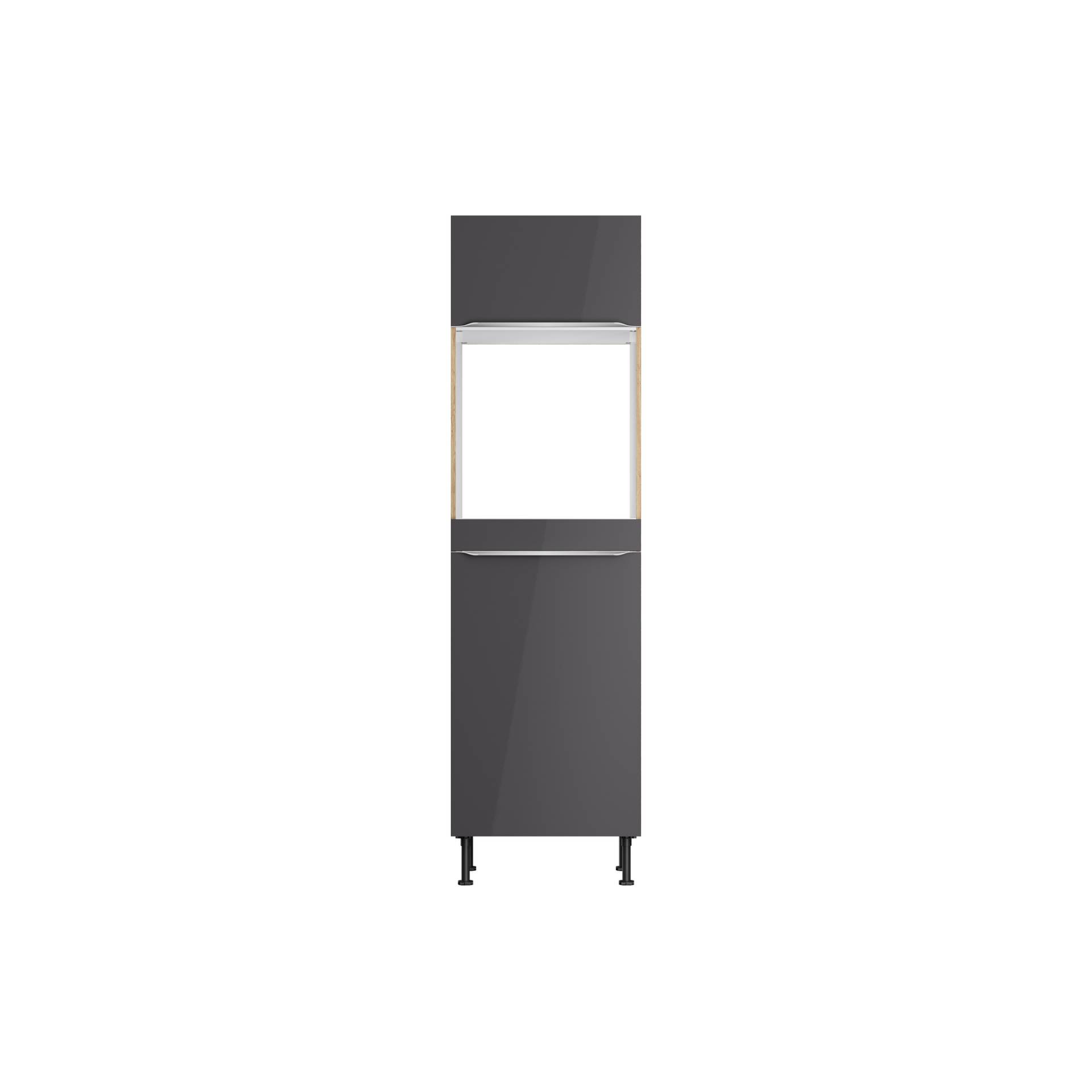 OPTIFIT Hochschrank für Backofen und Kühlschrank 'Optikomfort Linus984' anthrazit/eichefarben 60 x 211,8 x 58,4 cm OPTIFIT Hochschrank für Backofen und Kühlschrank 'Optikomfort Linus984' anthrazit/eichefarben 60 x 211,8 x 58,4 cm von OPTIFIT