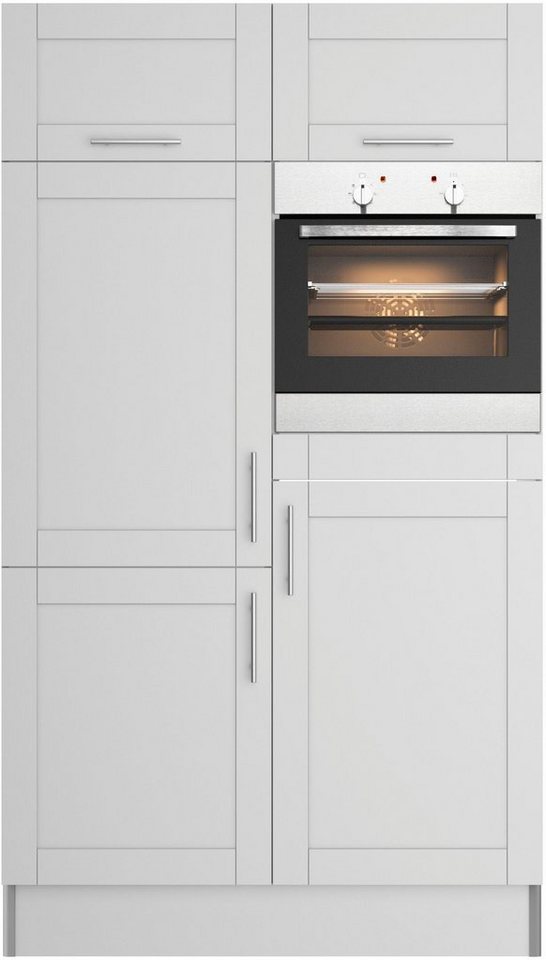 OPTIFIT Küche Ahus, Back-/Kühlmodul, Breite 120 cm, wahlw. mit E-Geräten, Soft Close Funktion, MDF Fronten von OPTIFIT