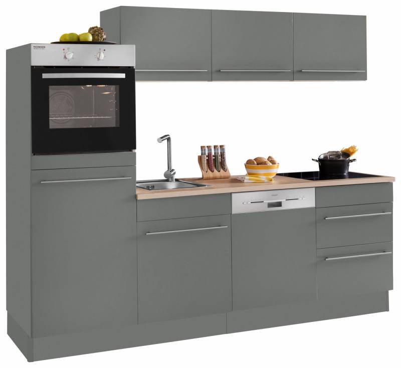 OPTIFIT Küche Bern, (Spar-Set), Breite 240 cm, mit E-Geräten, Stärke der Arbeitsplatte wählbar OPTIFIT Küche Bern, (Spar-Set), Breite 240 cm, mit E-Geräten, Stärke der Arbeitsplatte wählbar von OPTIFIT