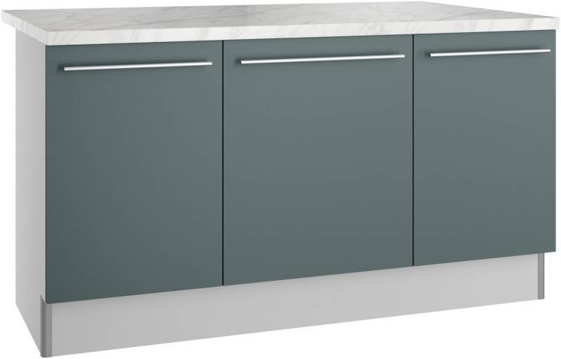 OPTIFIT Kücheninsel Bern2, Stellmaße 161 x 96,5 cm, mit durchgehender Arbeitsplatte als Theke von OPTIFIT