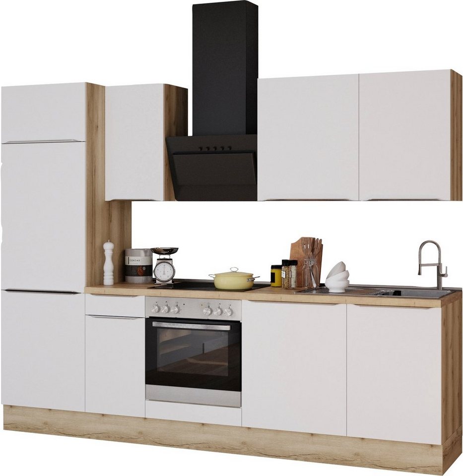 OPTIFIT Küchenzeile Aken, mit E-Geräten, Breite 270 cm von OPTIFIT