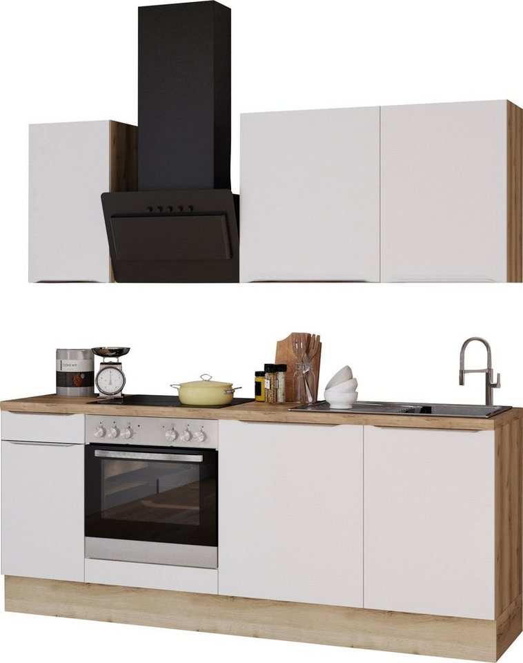 OPTIFIT Küchenzeile Aken, ohne E-Geräte, Breite 210 cm von OPTIFIT