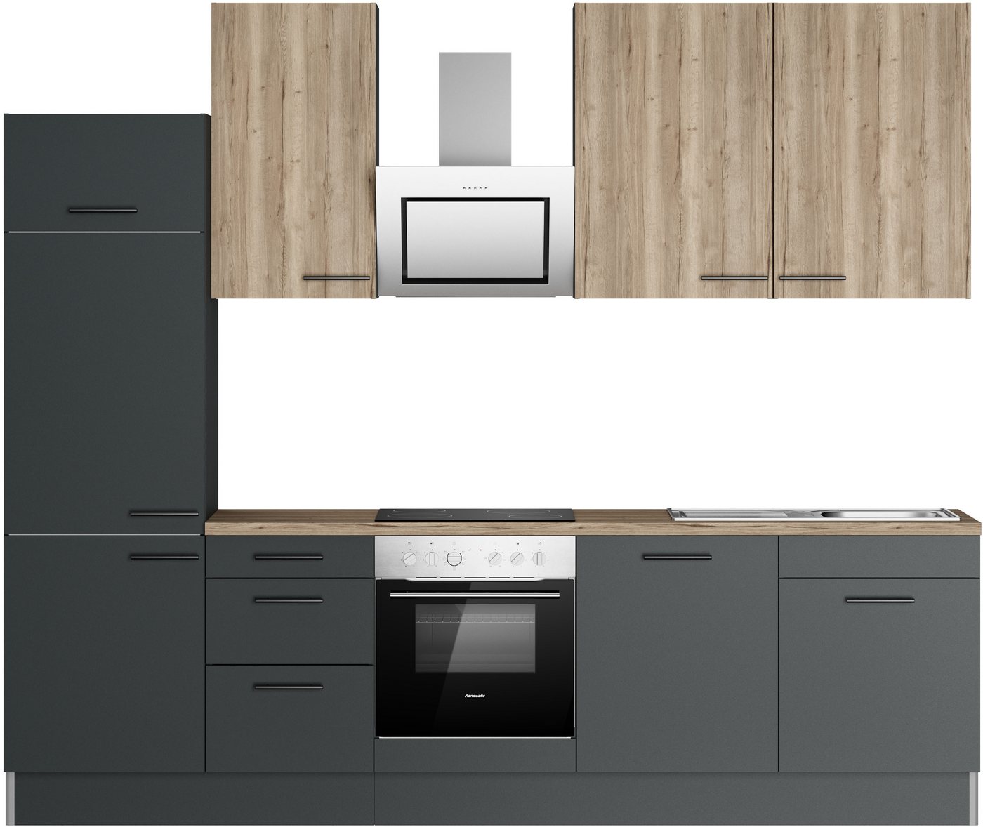 OPTIFIT Küchenzeile Fiona, Breite 290 cm, mit Hanseatic-E-Geräten, in Premium oder Basic OPTIFIT Küchenzeile Fiona, Breite 290 cm, mit Hanseatic-E-Geräten, in Premium oder Basic von OPTIFIT