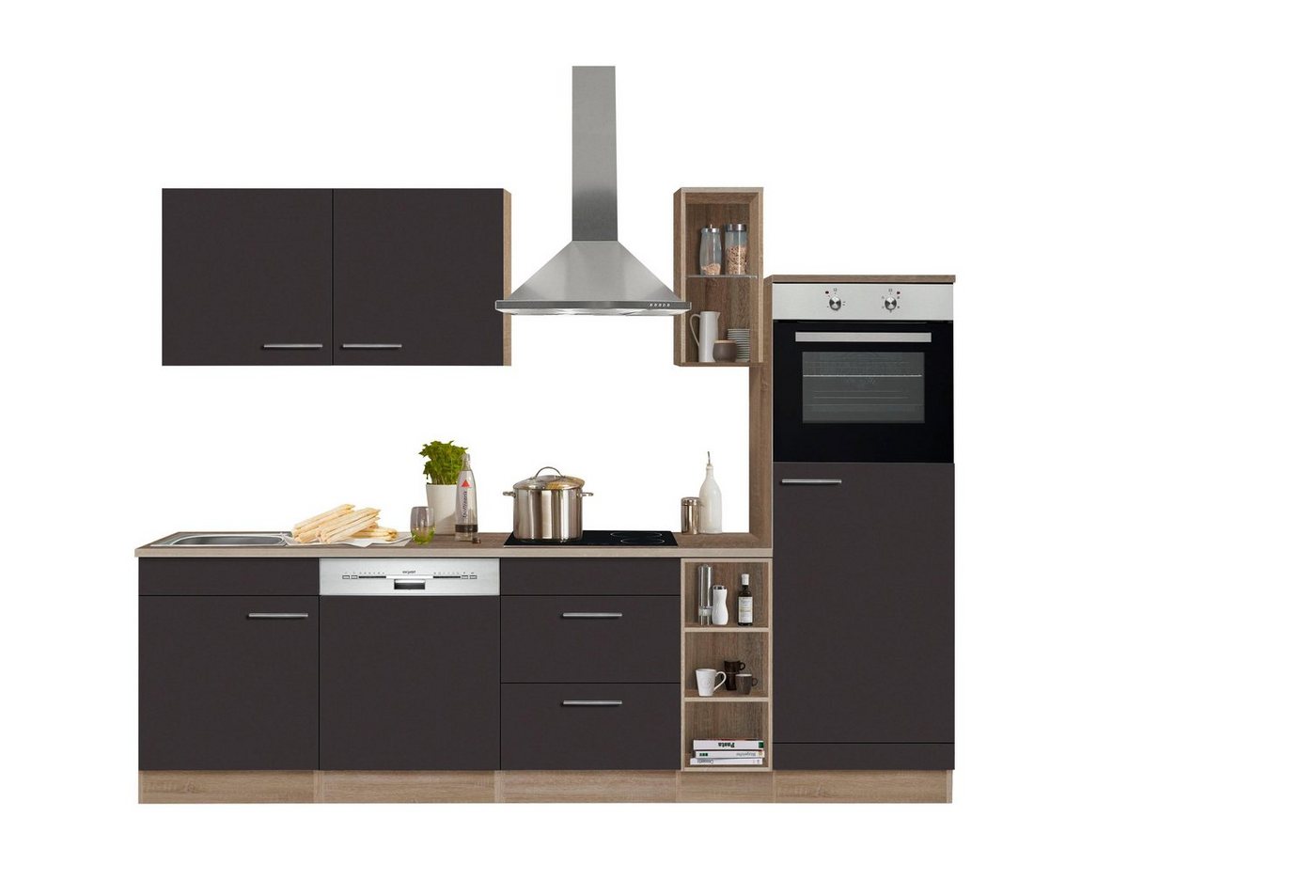 OPTIFIT Küchenzeile Kalmar, mit E-Geräten, Breite 270 cm von OPTIFIT