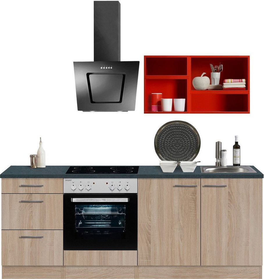 OPTIFIT Küchenzeile Mini, mit E-Geräten, Breite 210 cm von OPTIFIT