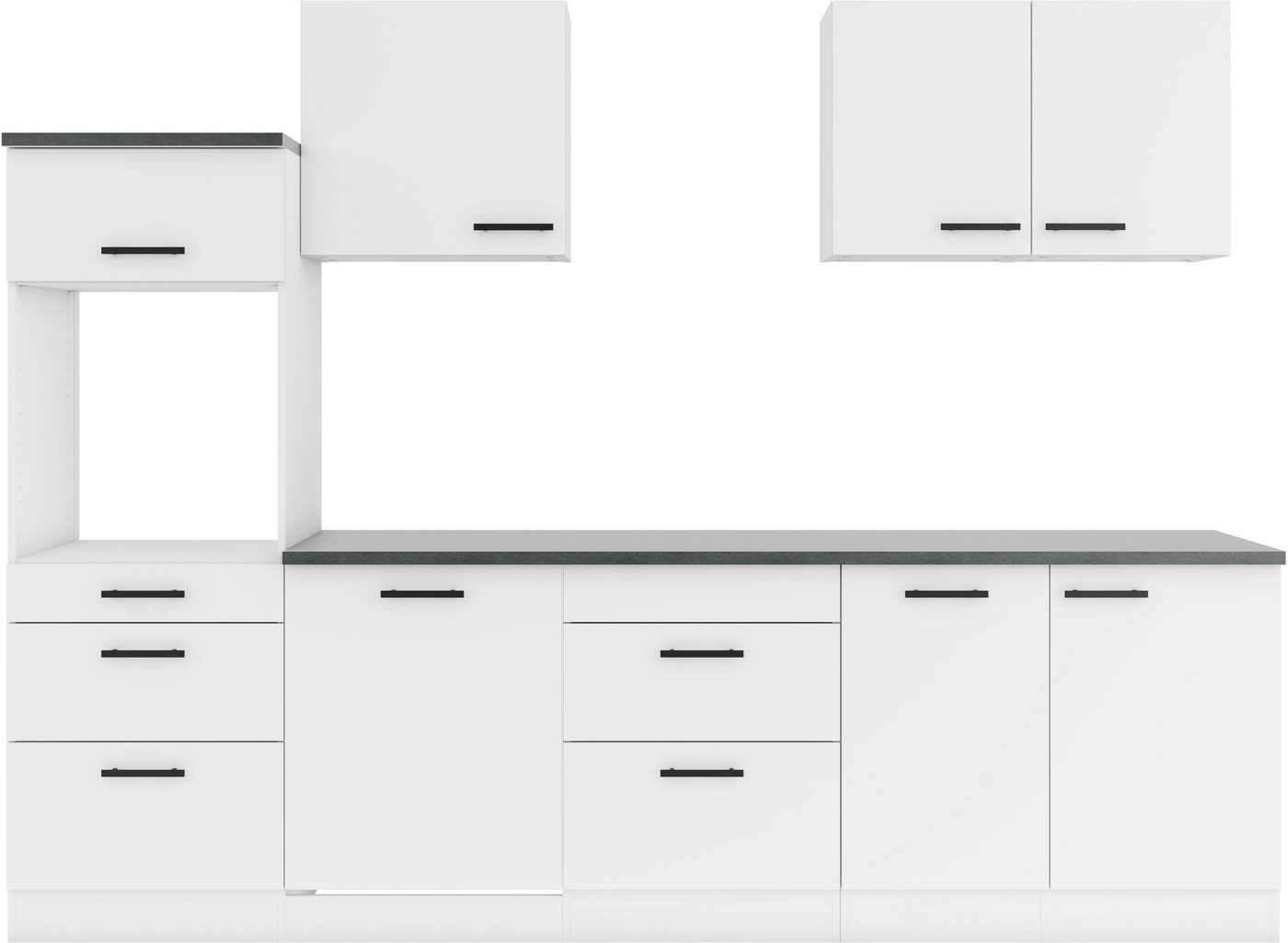 OPTIFIT Küchenzeile Palma, Breite 270 cm, wahlweise mit E-Geräten, seitenverkehrt stellbar von OPTIFIT