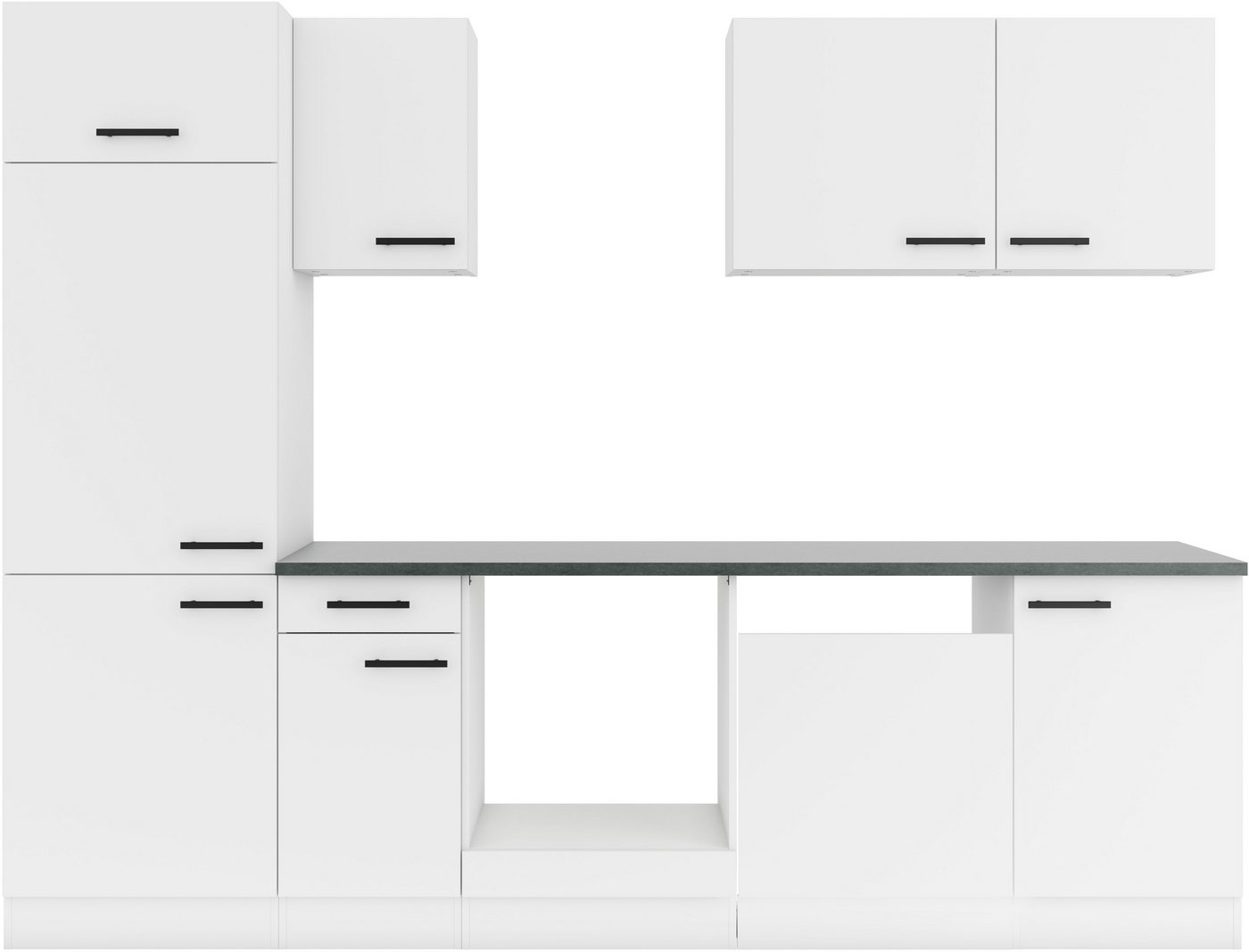 OPTIFIT Küchenzeile Palma, Breite 270 cm, wahlweise mit E-Geräten, seitenverkehrt stellbar von OPTIFIT