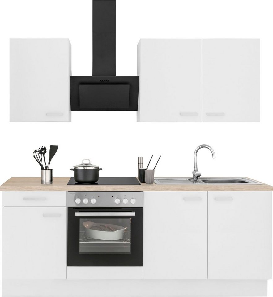 OPTIFIT Küchenzeile Parma, mit E-Geräten, Breite 210 cm von OPTIFIT