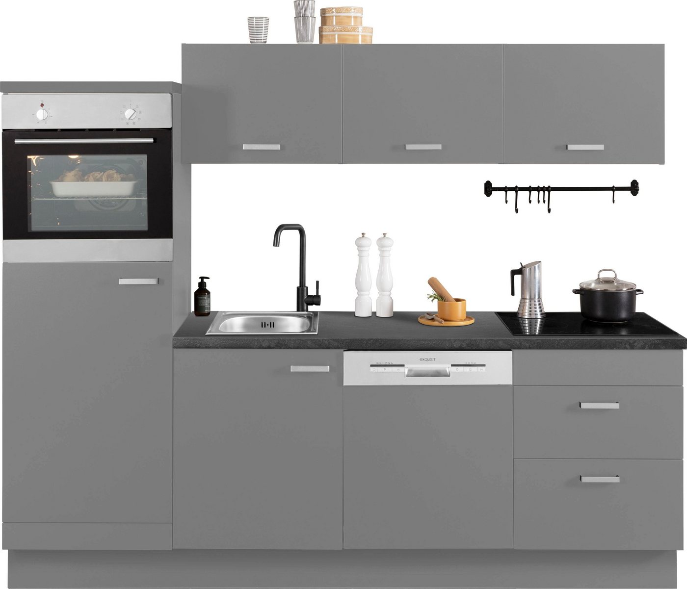 OPTIFIT Küchenzeile Parma, mit E-Geräten, Breite 240 cm von OPTIFIT