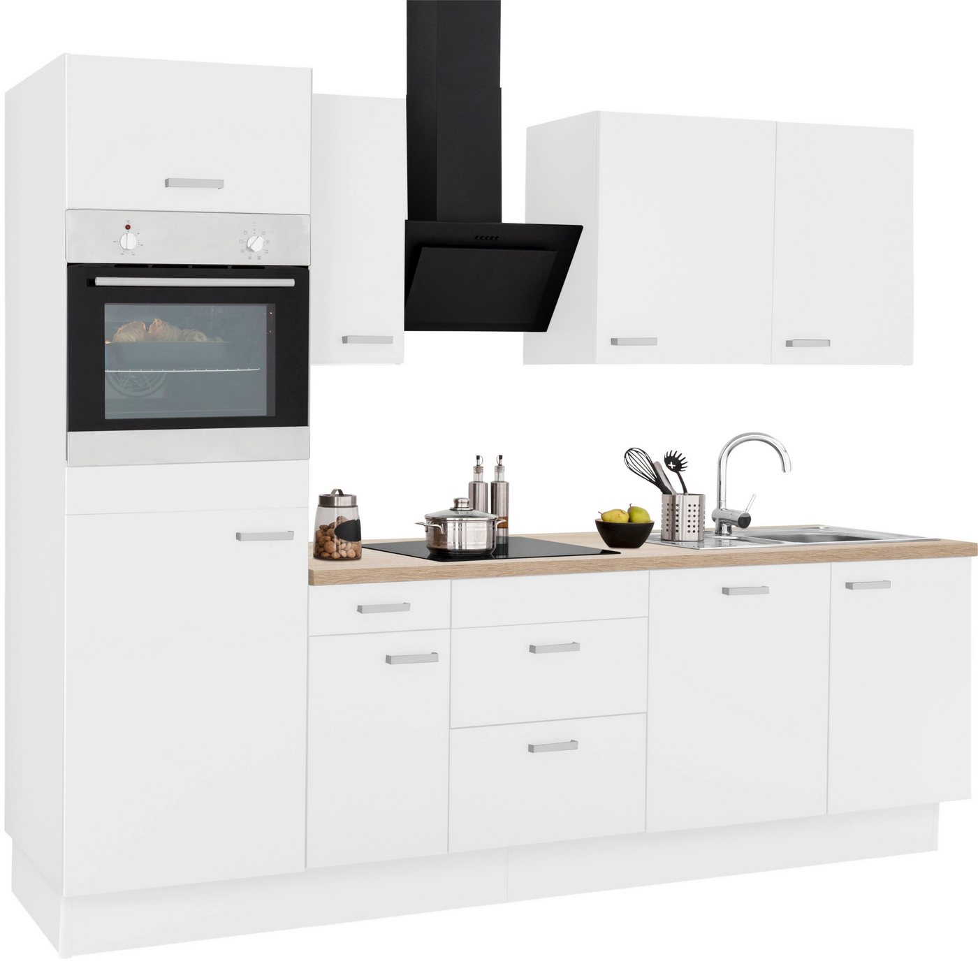 OPTIFIT Küchenzeile Parma, mit E-Geräten, Breite 270 cm von OPTIFIT